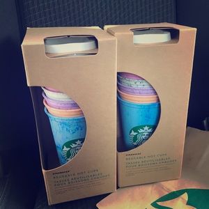Starbucks Other - 2 Sets Starbucks Hot Reusable Cups Starbucks Other - 2 Sets Starbucks Hot Reusable Cups